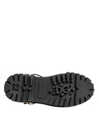 Black White Studded Men Formal Derby Shoes
