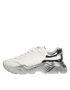 White Silver Daymaster Low Top Sneakers Shoes