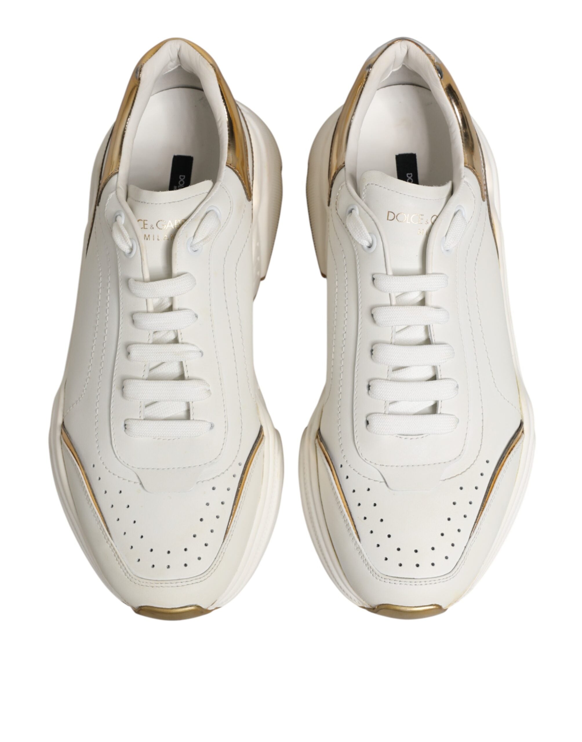 White Gold Daymaster Low Top Sneakers  Shoes