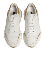 White Gold Daymaster Low Top Sneakers  Shoes