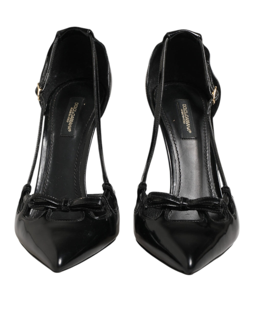 Black Patent Leather High Heels Pumps Shoes