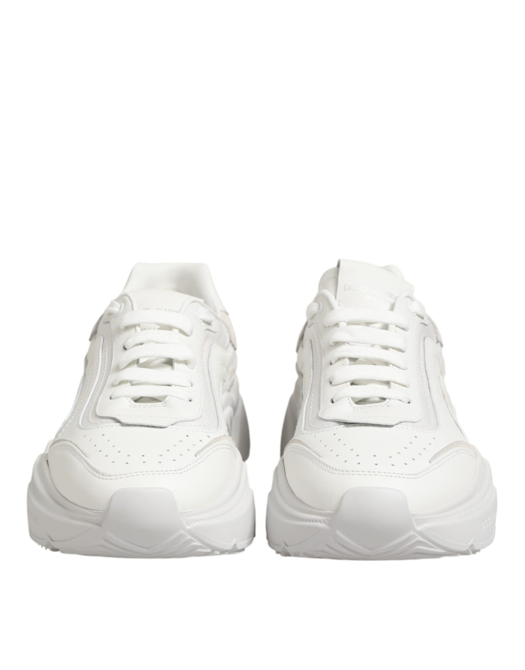 White Leather Daymaster Low Top Sneakers Shoes