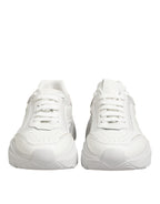 White Leather Daymaster Low Top Sneakers Shoes