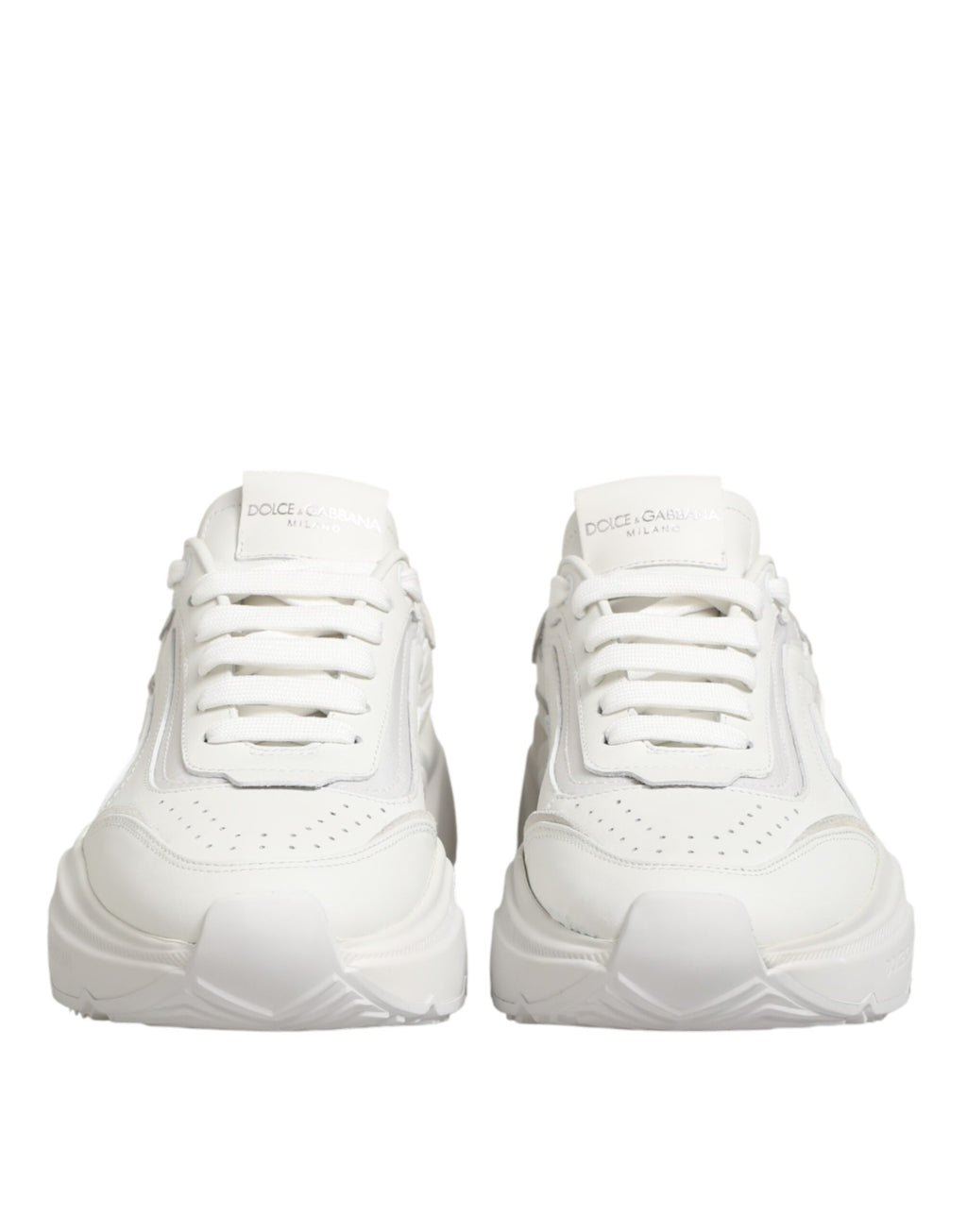 White Leather Daymaster Low Top Sneakers Shoes
