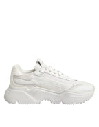 White Leather Daymaster Low Top Sneakers Shoes