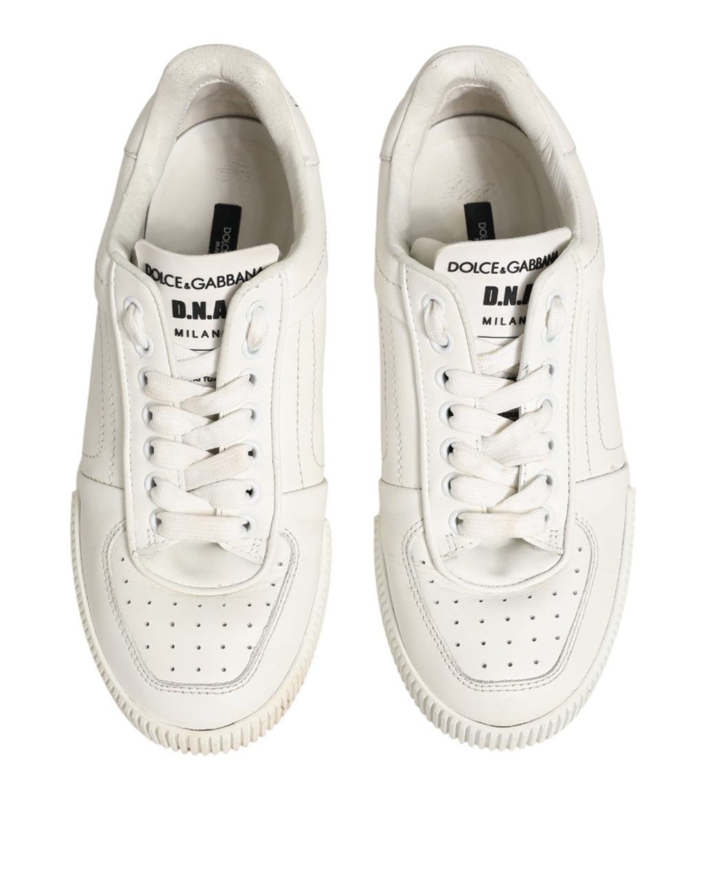 White Leather MIAMI Low Top Sneakers Shoes