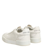 White Leather MIAMI Low Top Sneakers Shoes