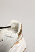 White Gold Daymaster Low Top Sneakers Shoes