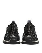 Black Mesh Sorrento Trekking Sneakers Shoes