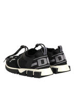 Black Mesh Sorrento Trekking Sneakers Shoes