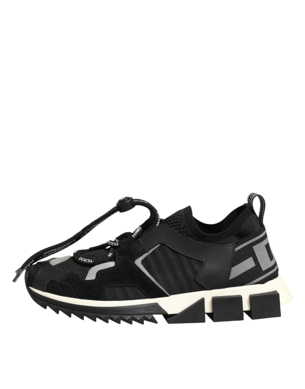 Black Mesh Sorrento Trekking Sneakers Shoes