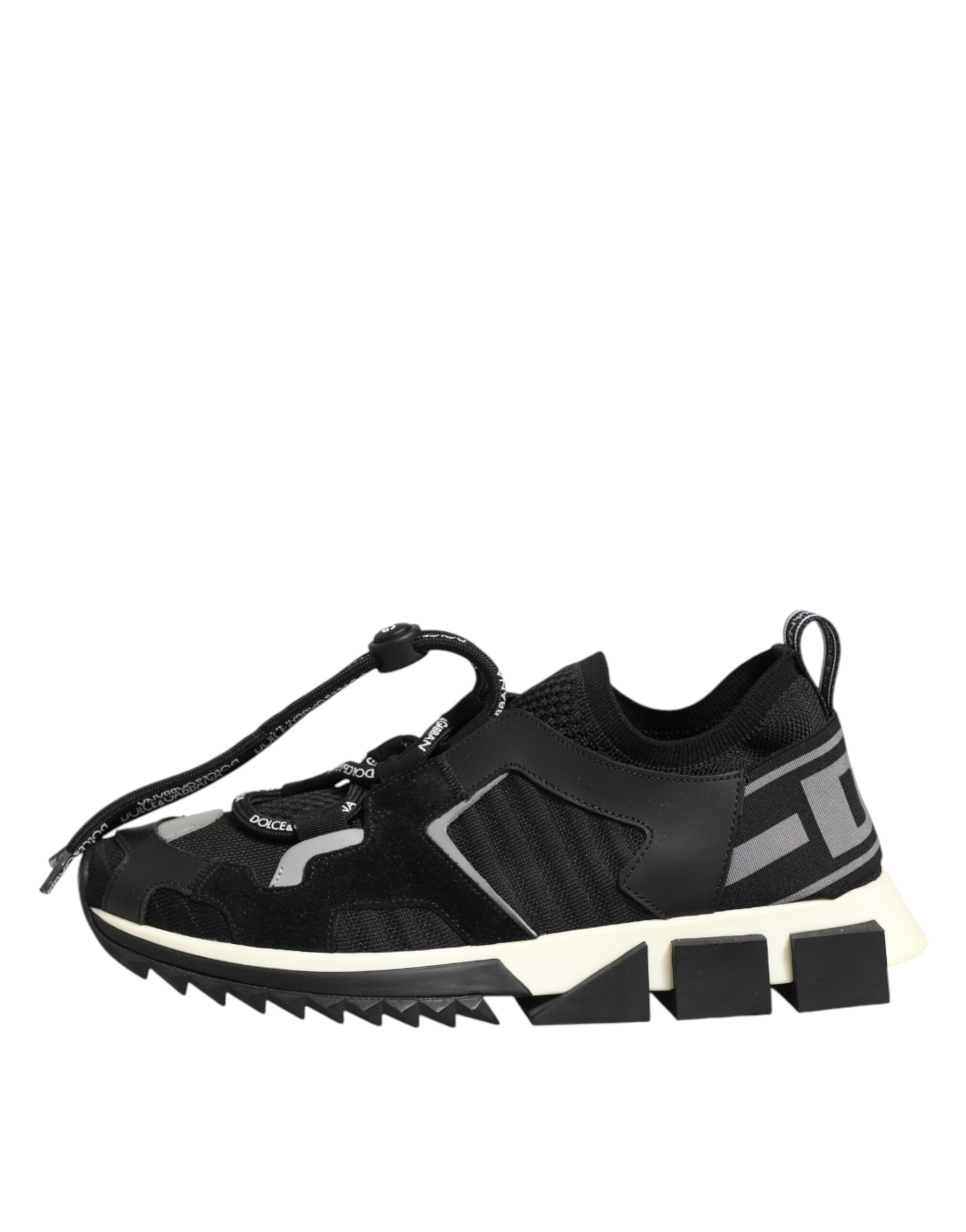 Black Mesh Sorrento Trekking Sneakers Shoes