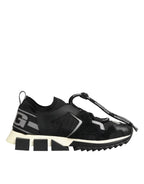 Black Mesh Sorrento Trekking Sneakers Shoes