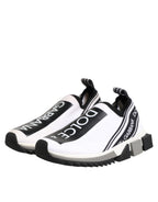 White Logo Low Top Sorrento Sneakers Shoes