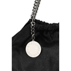 Black Polyester Shoulder Bag