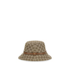 Beige Polyester Bucket Hat