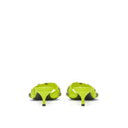 Yellow Leather Mules