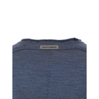 Blue Silk Sweatshirt