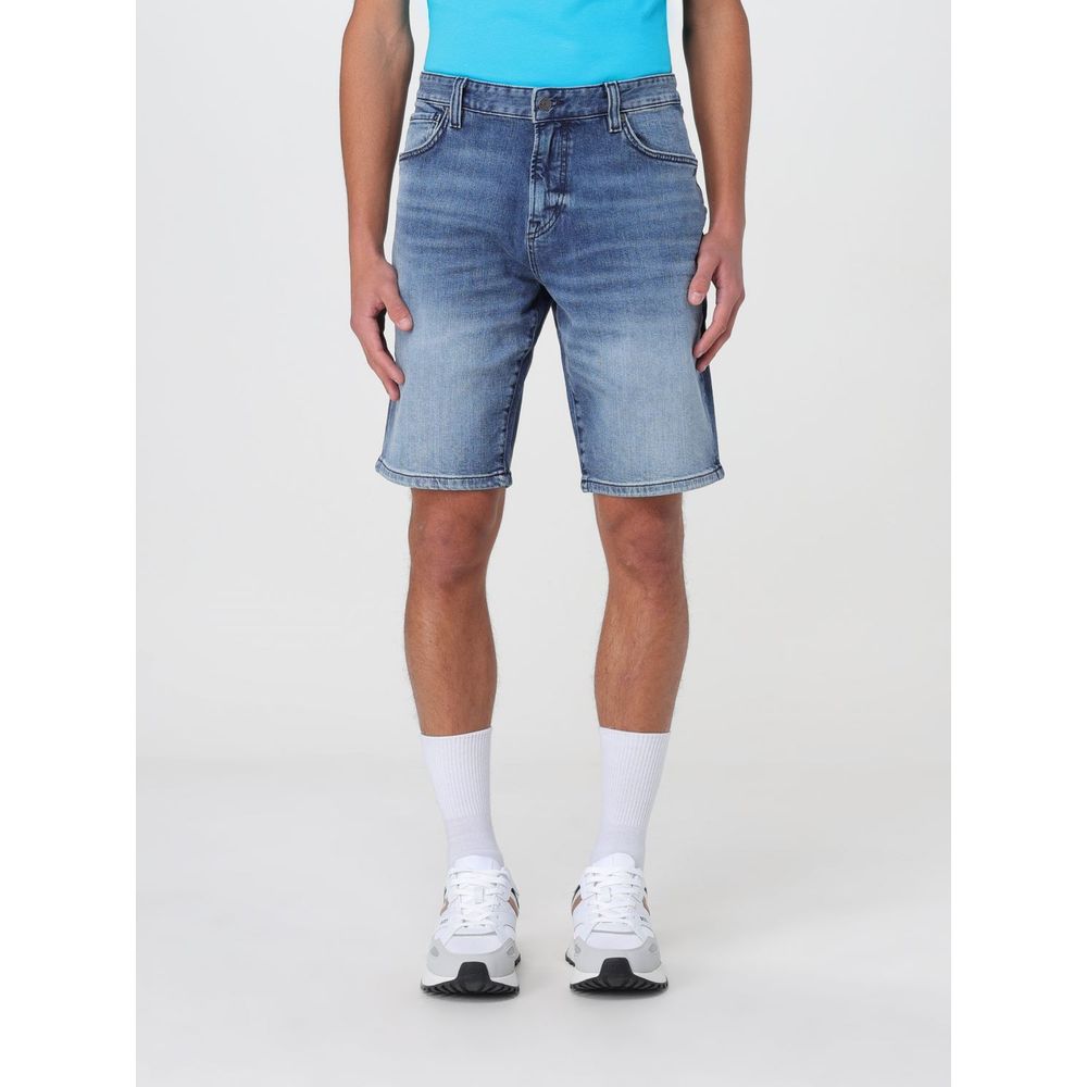 Blue Denim Shorts