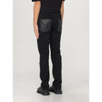 Black Leather Casual Pants