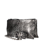 Gray Skin Handbag