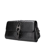 Gray Skin Clutch Bag
