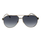 Gold Acetate & Metal Sunglasses