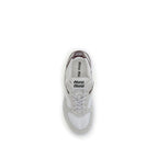White Calf Leather Bos Taurus Athletic Sneakers