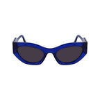 Blue Injected Sunglasses