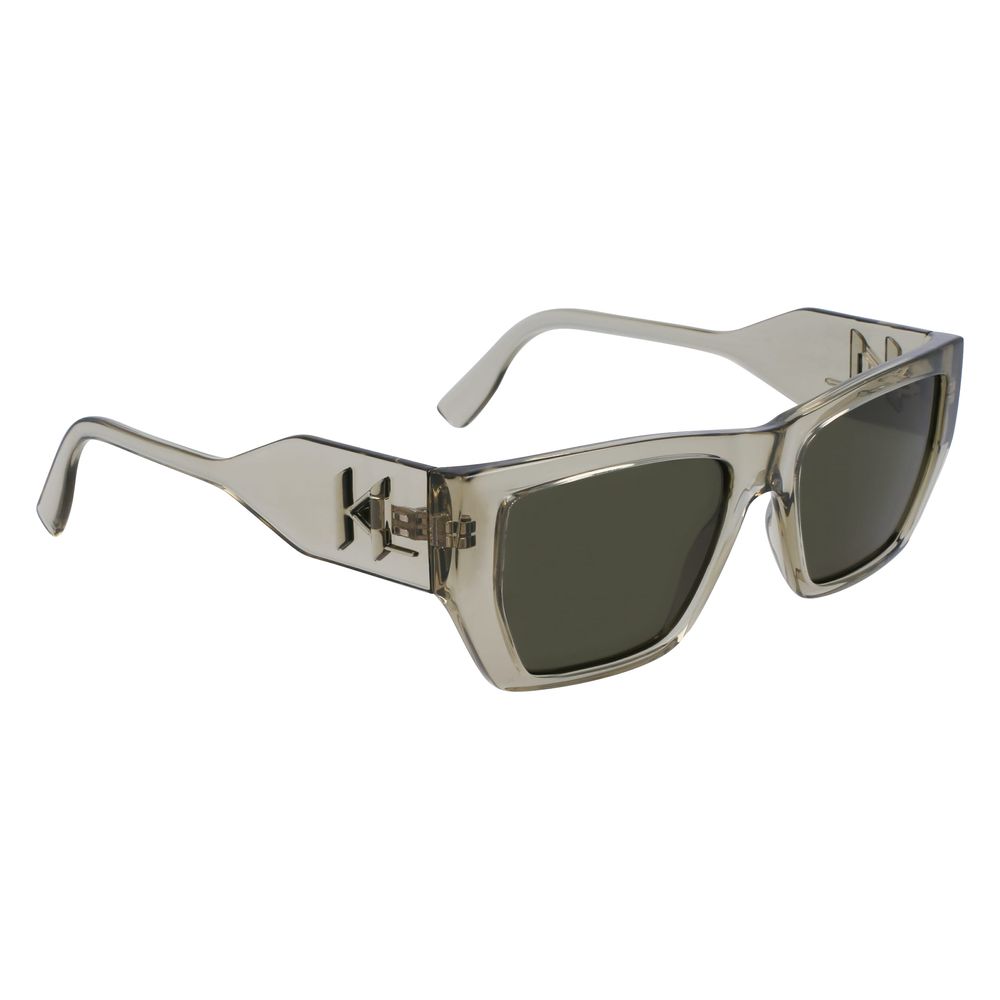 Brown Injected Sunglasses