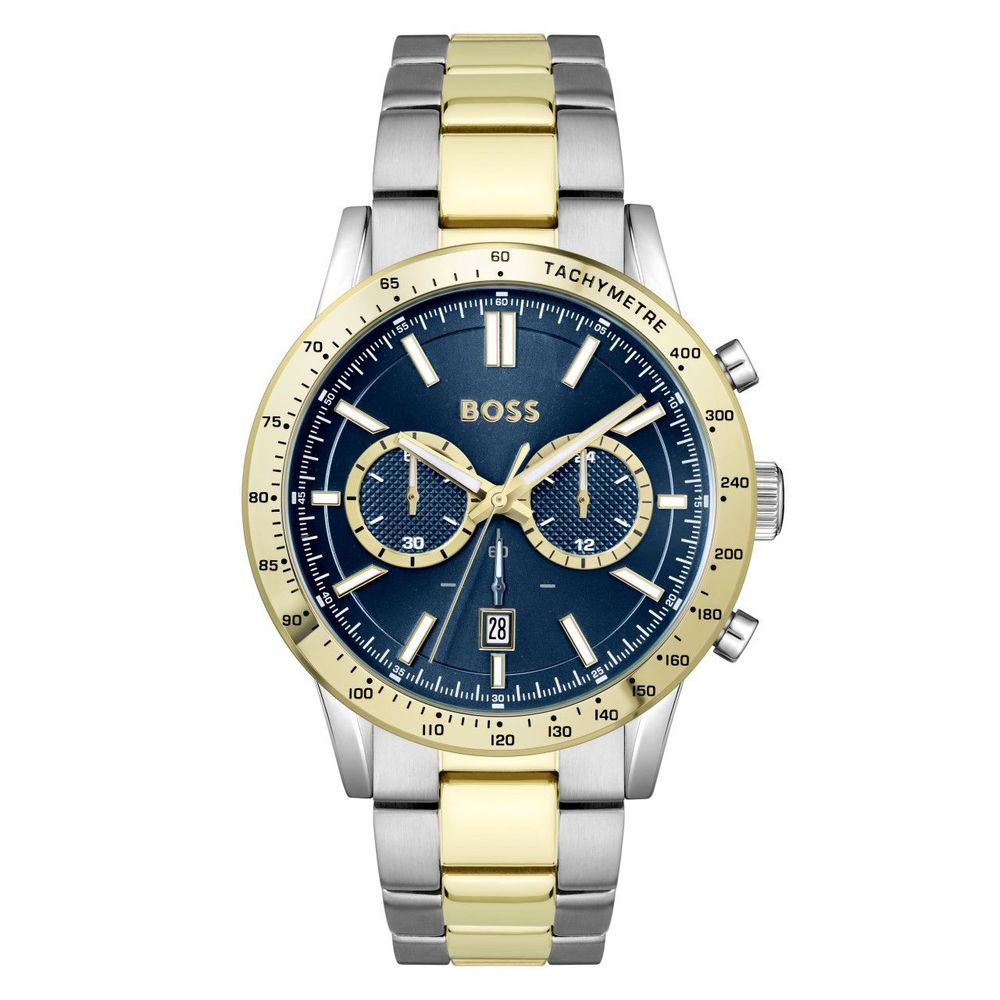 Gray Stainless Steel Dress Watch