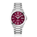 Gray Stainless Steel Dress Watch