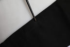 Black Cotton MidWaist Skinny Denim Logo Jeans