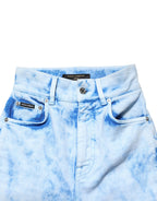 Light Blue High Waist Skinny Denim Jeans