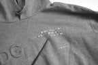 Gray Logo Cotton Hooded Sweatshirt Sweater
