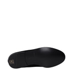 Black Velvet Slip-On Loafers