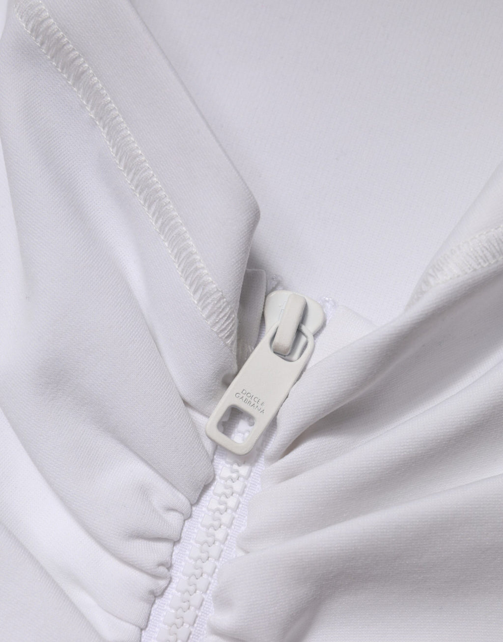 White Viscose Pencil Cut High Waist Mini Skirt