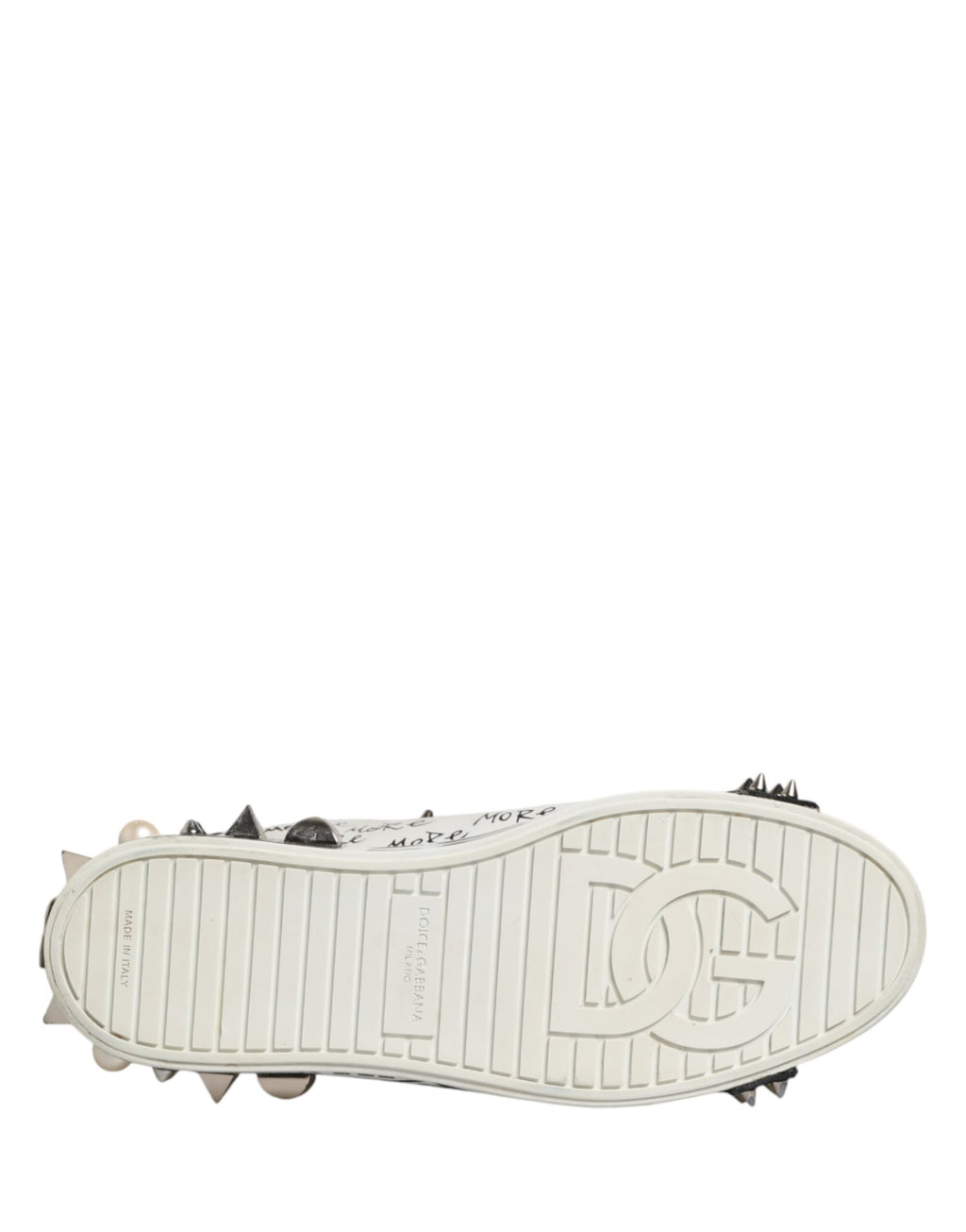 Black White Studded Low Top Sneakers Shoes