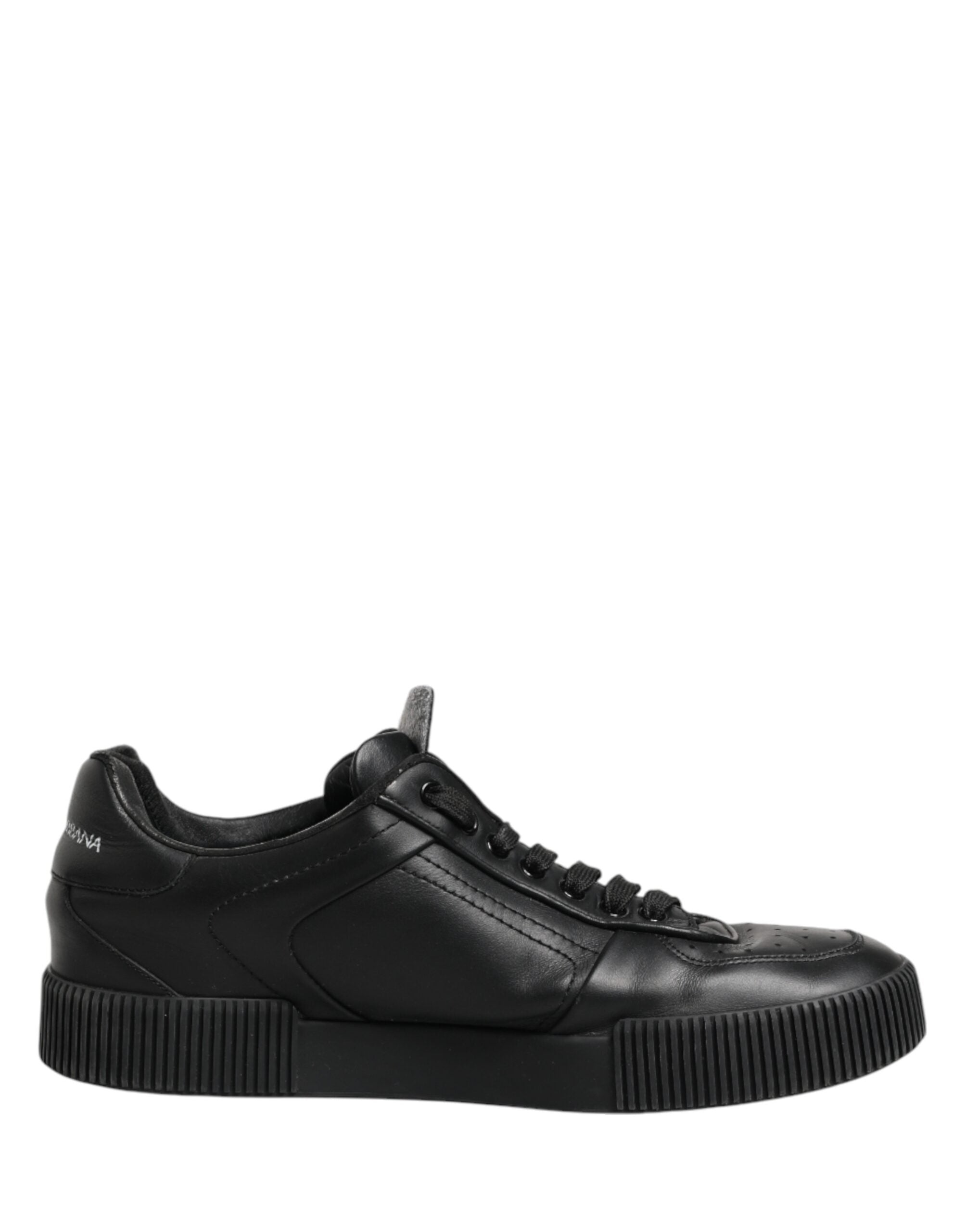 Black MIAMI Calf Low Top Men Sneakers  Shoes