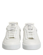 MIAMI Calf Low Top Men Sneakers  White