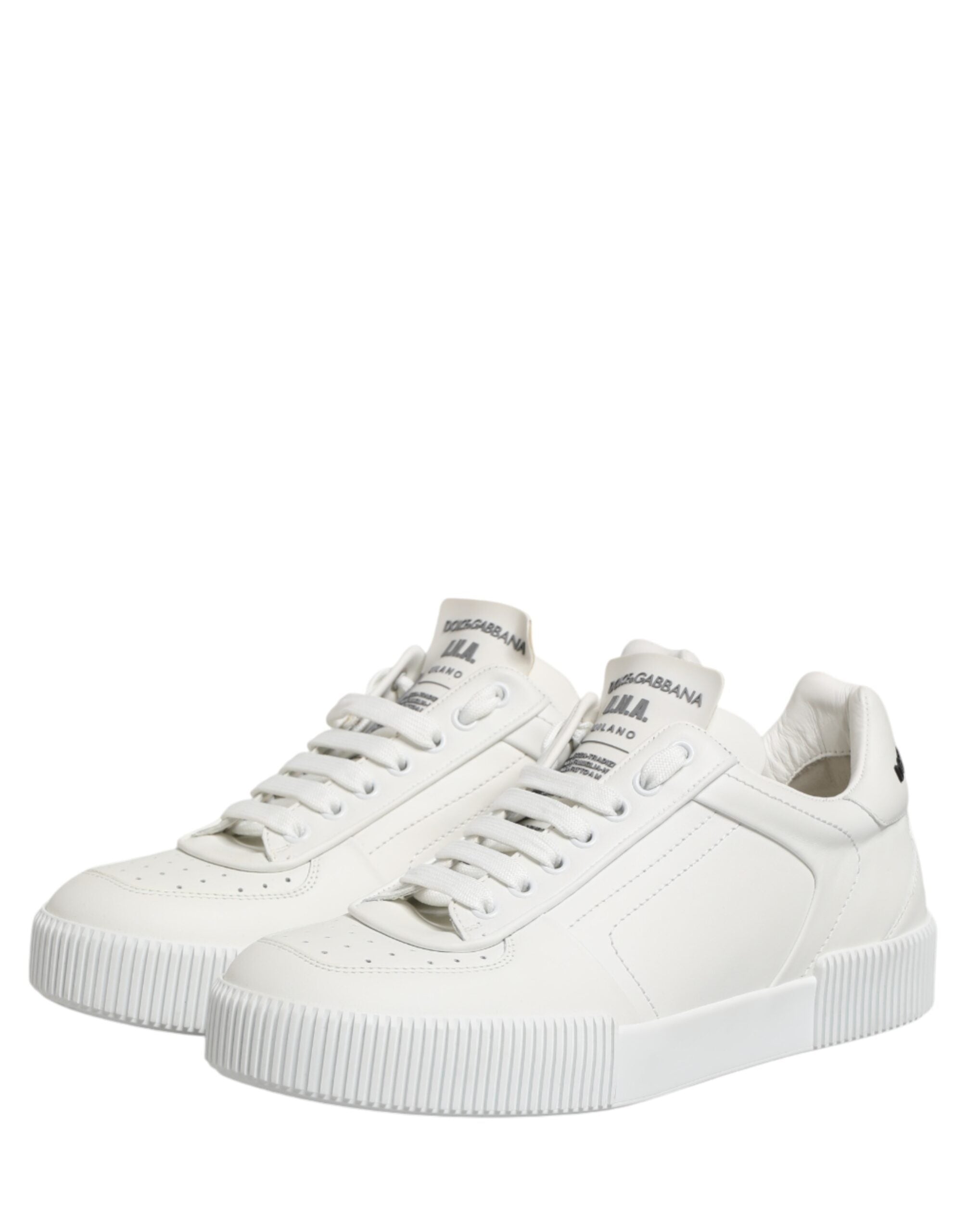MIAMI Calf Low Top Men Sneakers  White