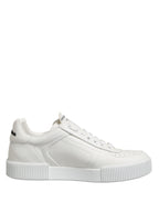 MIAMI Calf Low Top Men Sneakers  White
