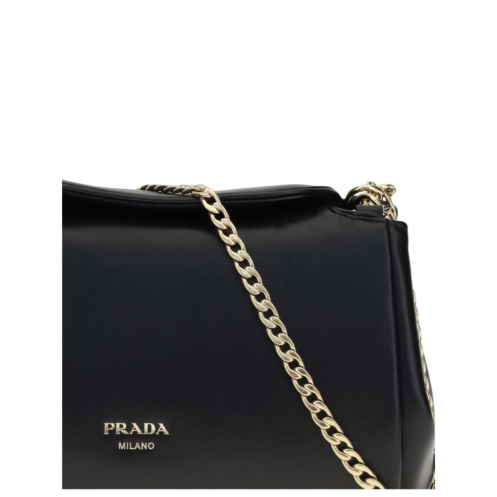 Black Calf Leather Bos Taurus Shoulder Bag