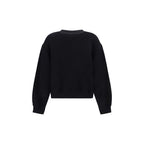 Black Cotton Sweatshirt
