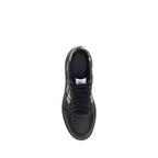 Black Calf Leather Bos Taurus Low Top Sneakers