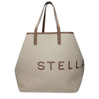 Beige Fabric Shoulder Bag