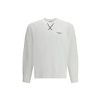 White Cotton Sweatshirt