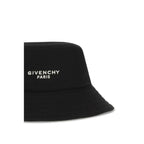 Black Cotton Bucket Hat