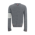 Gray Merino Wool Polo Shirt
