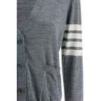 Gray Merino Wool Polo Shirt
